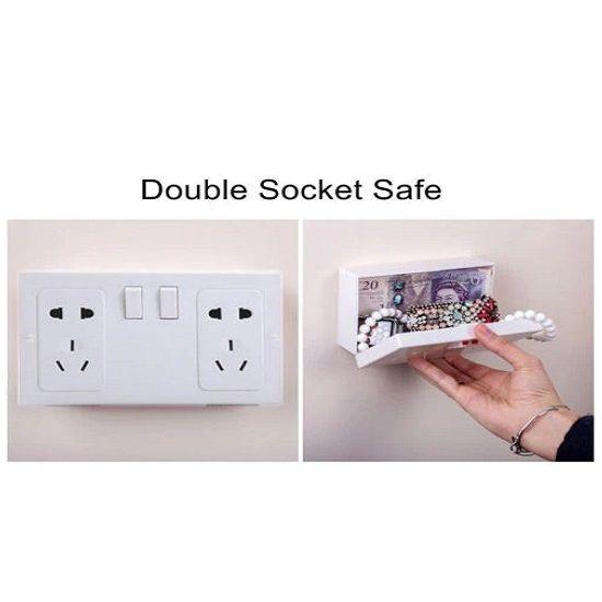 Wall Safe Electrical Outlet Socket Diversion Hidden Home Security Secret Stash 