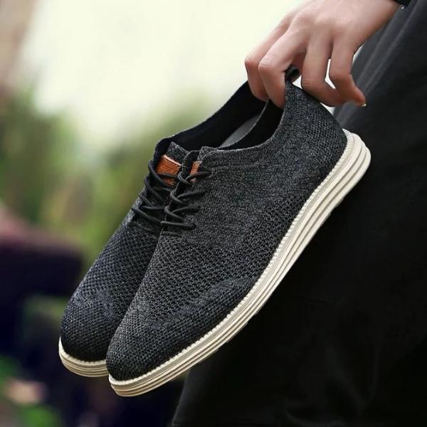 Oxford Casual Shoes For Men Breathable Summer Mens Dress Shoes - Gift Wows