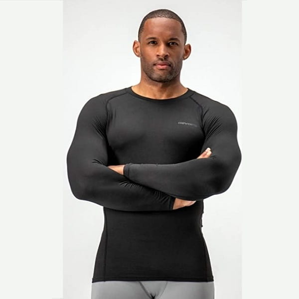 Compression Shirts 2 Pieces Long Sleeve Compression Shirt For Men ...